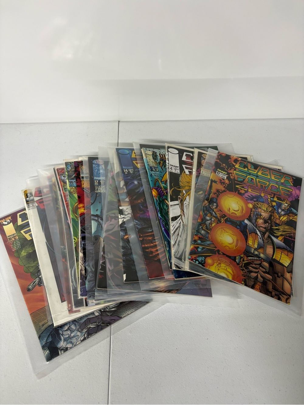 Cyber force comic lot of 26 good shape